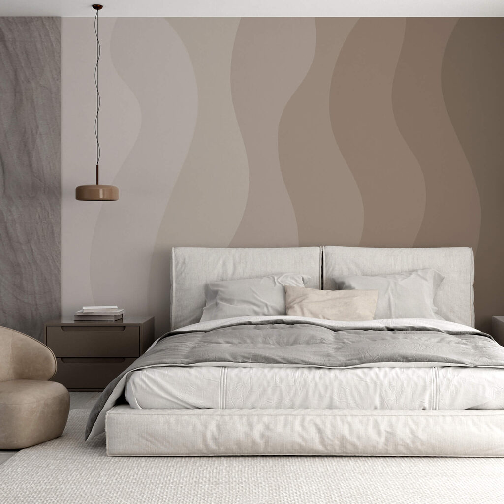 Harmonické vlny jemných barev