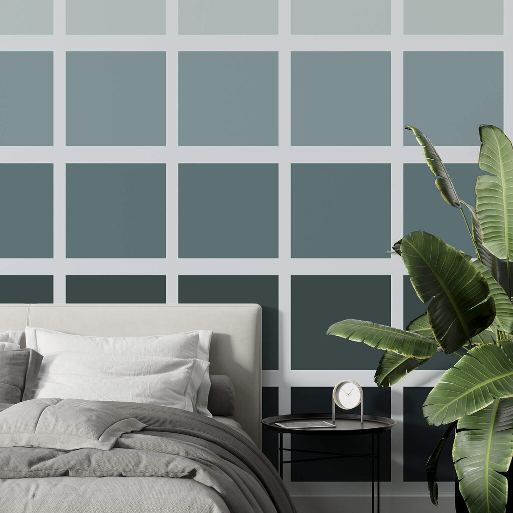 Šedé čtverce s černými čtverci