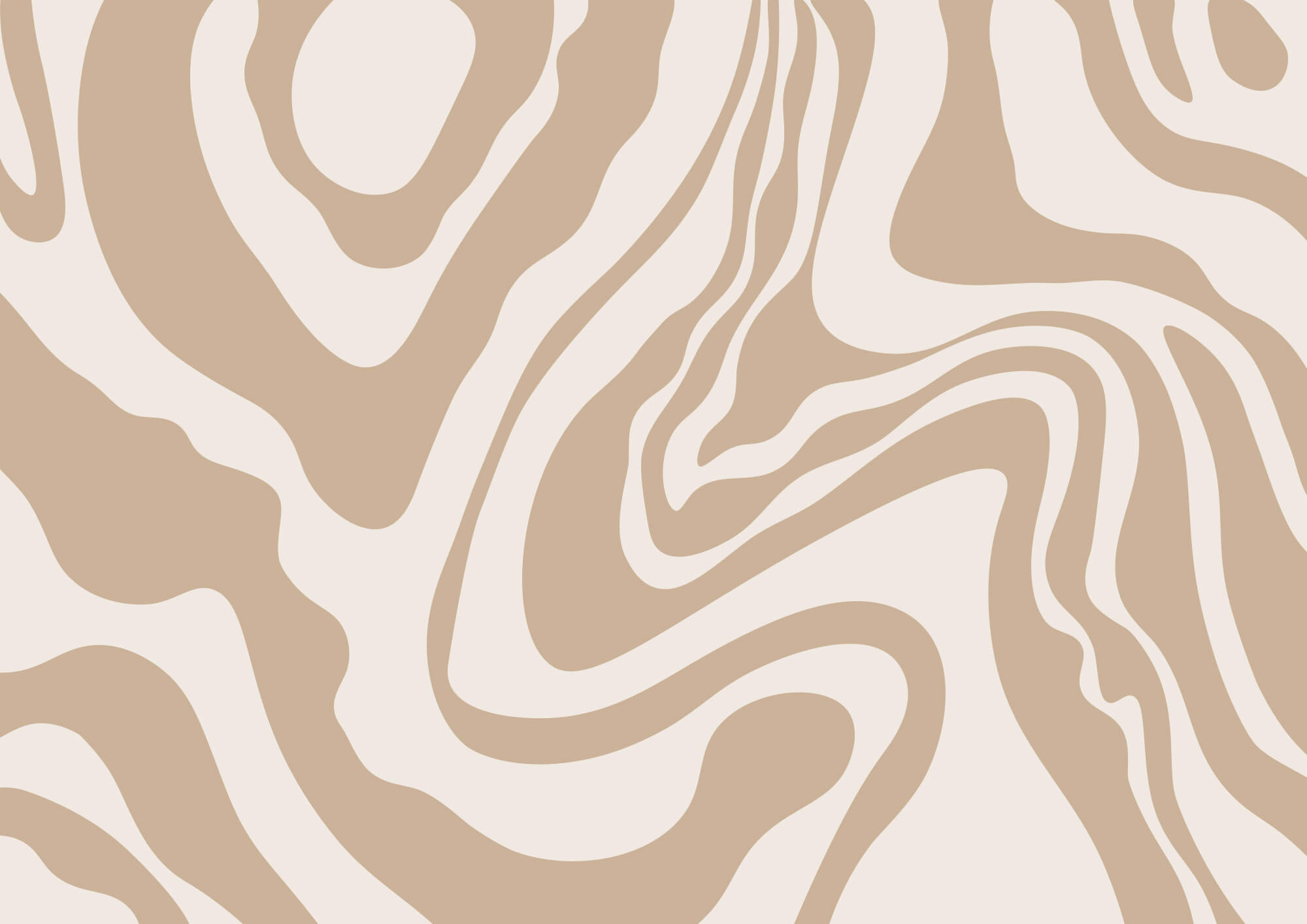 White and brown swirls