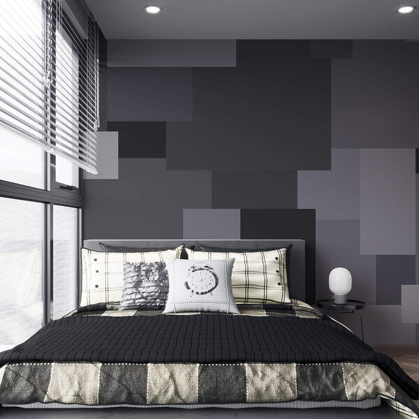 Šedé čtverce v hromadě