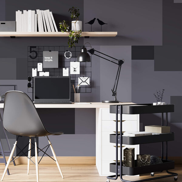 Šedé čtverce v hromadě