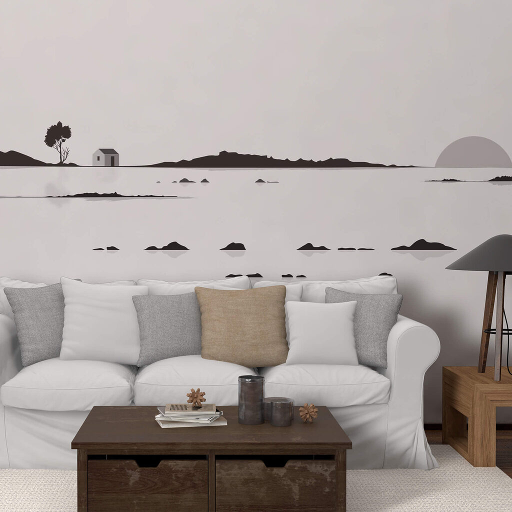 Dům uprostřed jezera