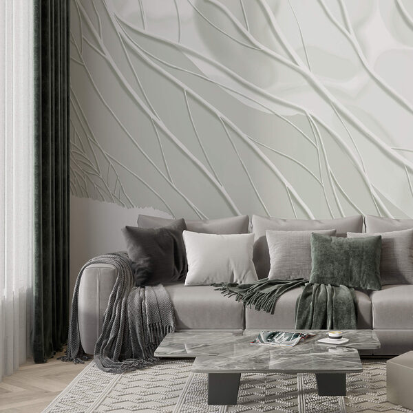 Bílé pozadí s čarami