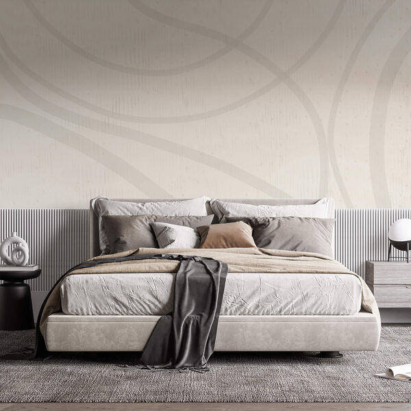 Bílý povrch s čarami