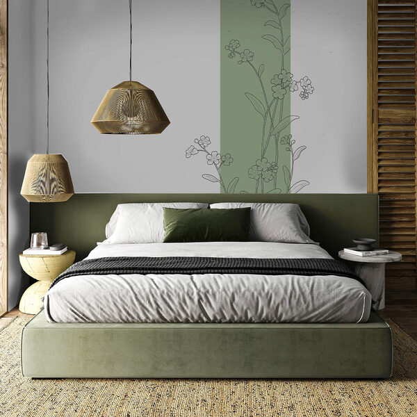 Kresba květin a listů