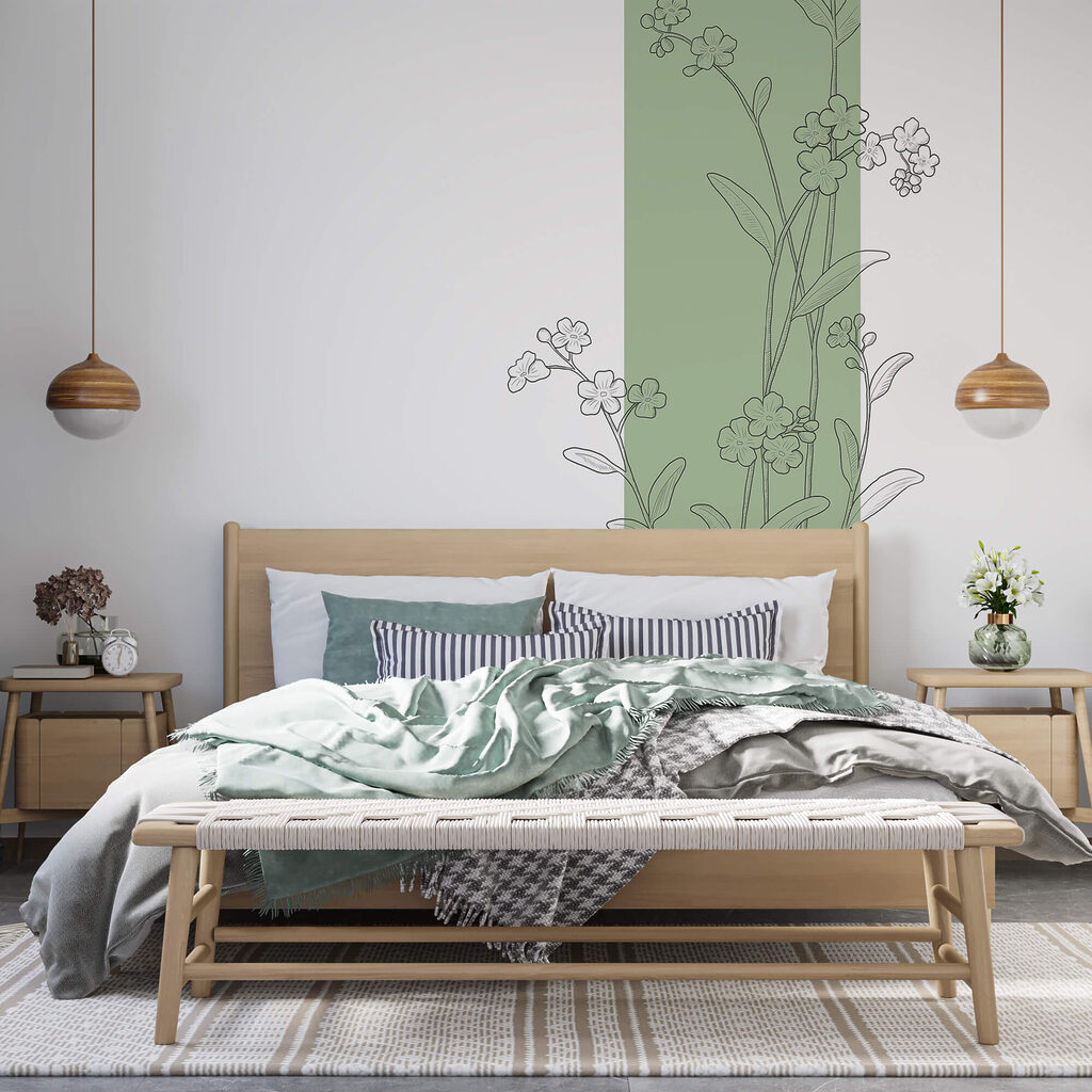 Kresba květin a listů