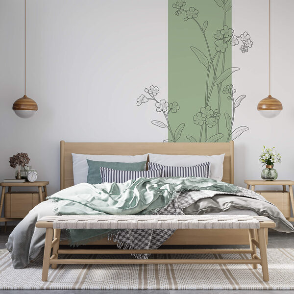 Kresba květin a listů