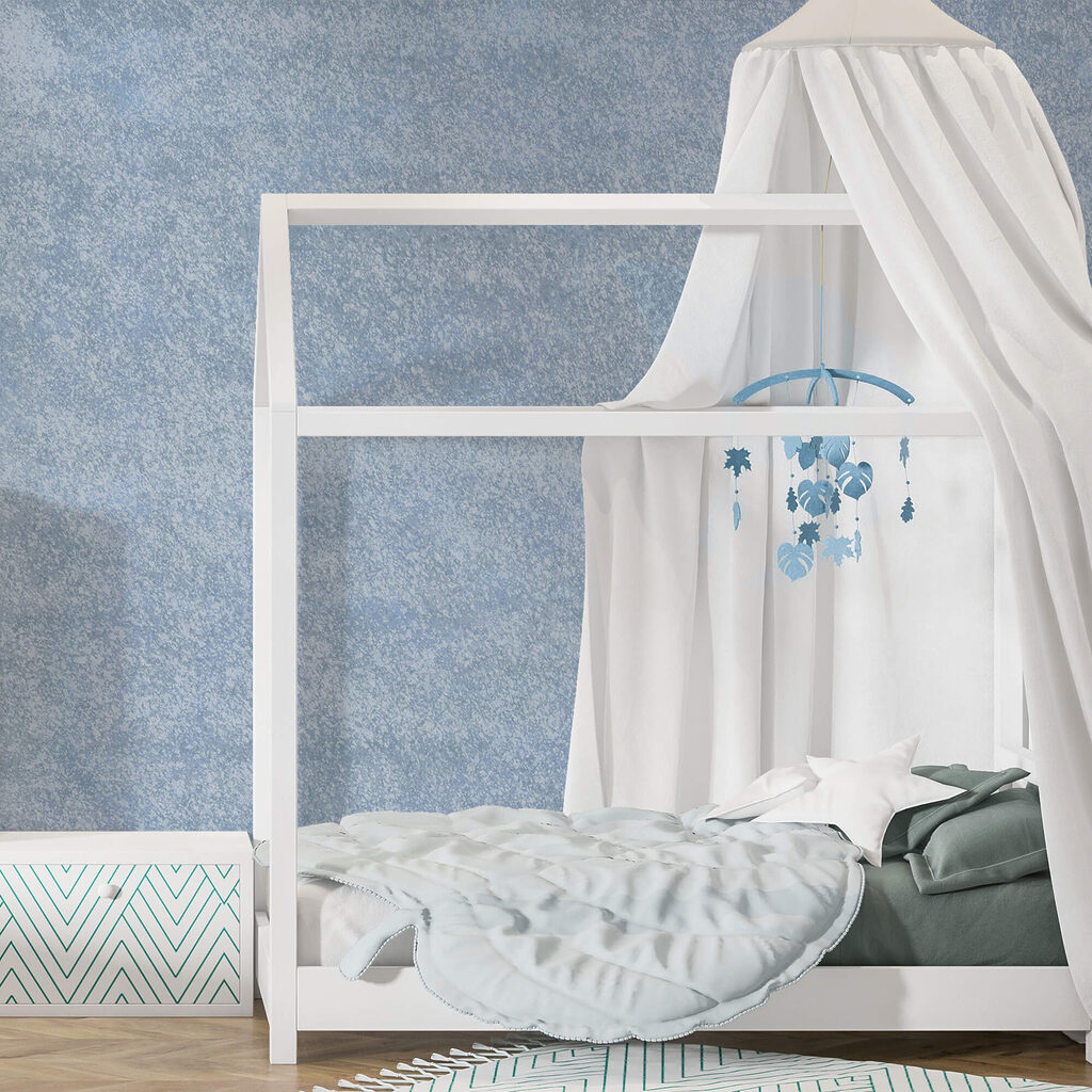 Modrobílý skvrnitý povrch