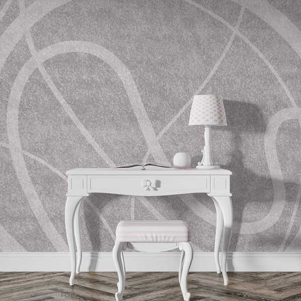 Šedý a bílý abstraktní design