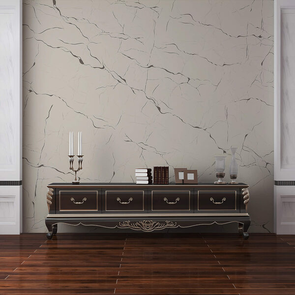 Bílý povrch s prasklinami