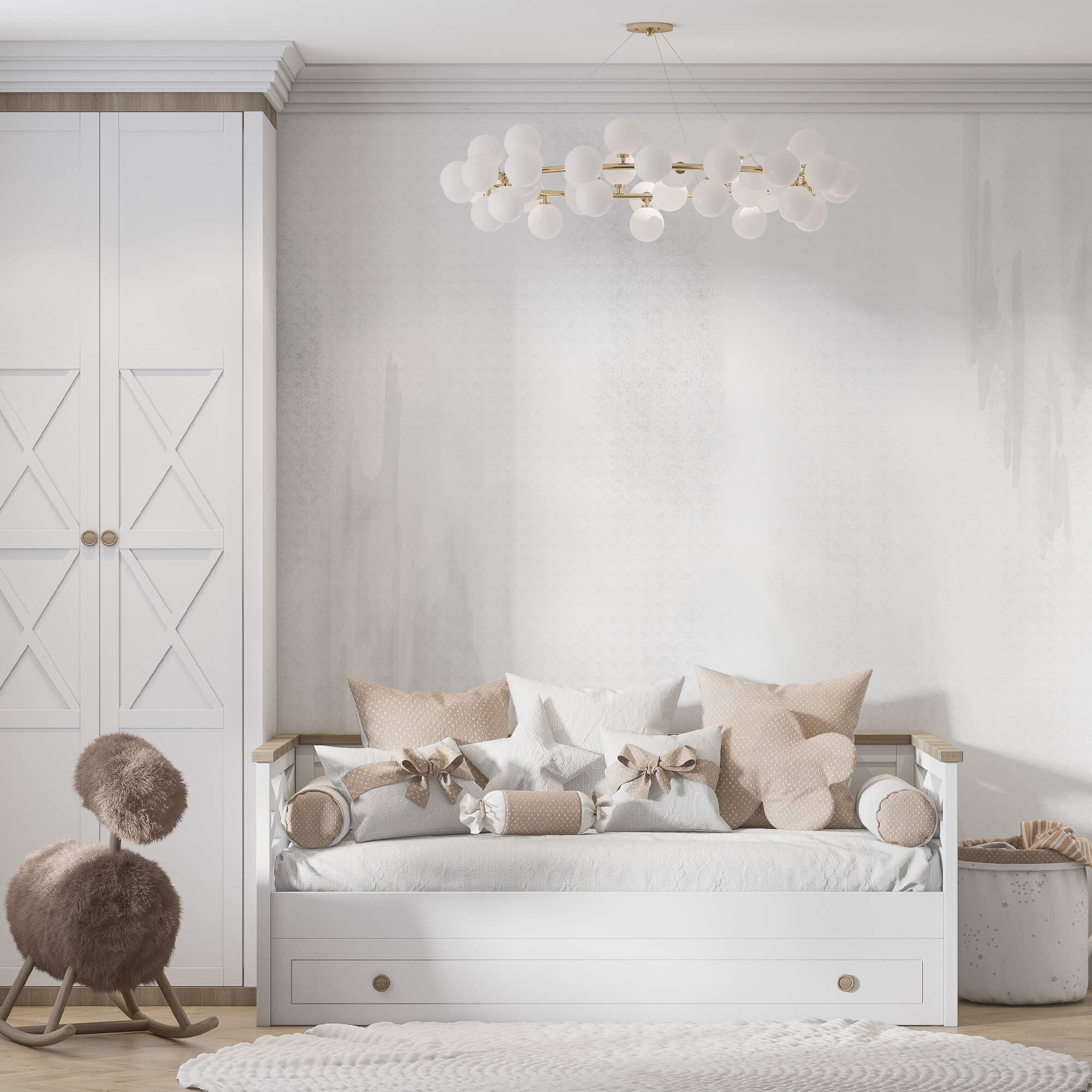 Bílé pozadí s černými skvrnami