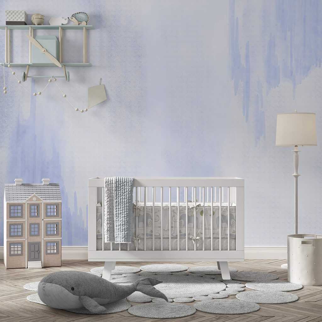 Bílé a modré pozadí