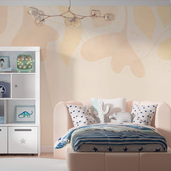 Jemné pastelové listy na měkkém pozadí