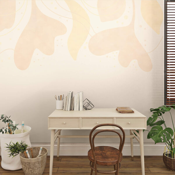 Jemné pastelové listy na měkkém pozadí