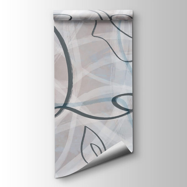 Flowing lines and soft hues blend