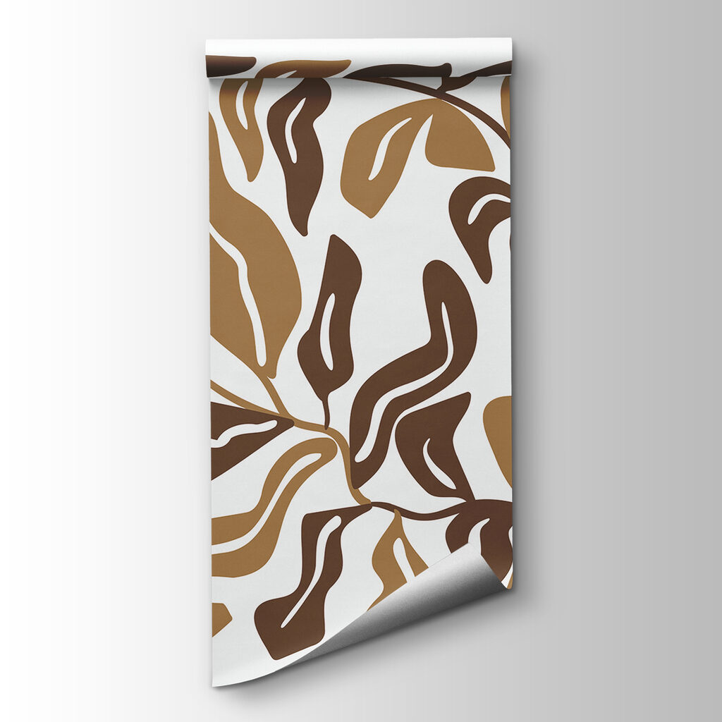 Brown and tan leaves