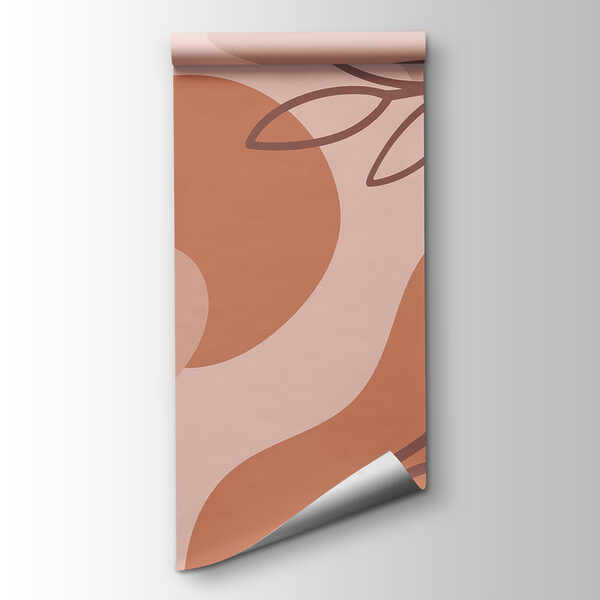 Abstract shapes in earthy tones