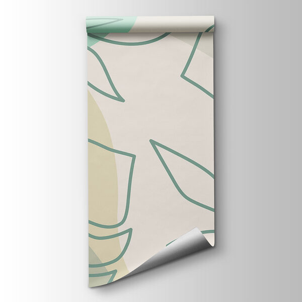 Pattern of leaves and circles Pattern of leaves and circles