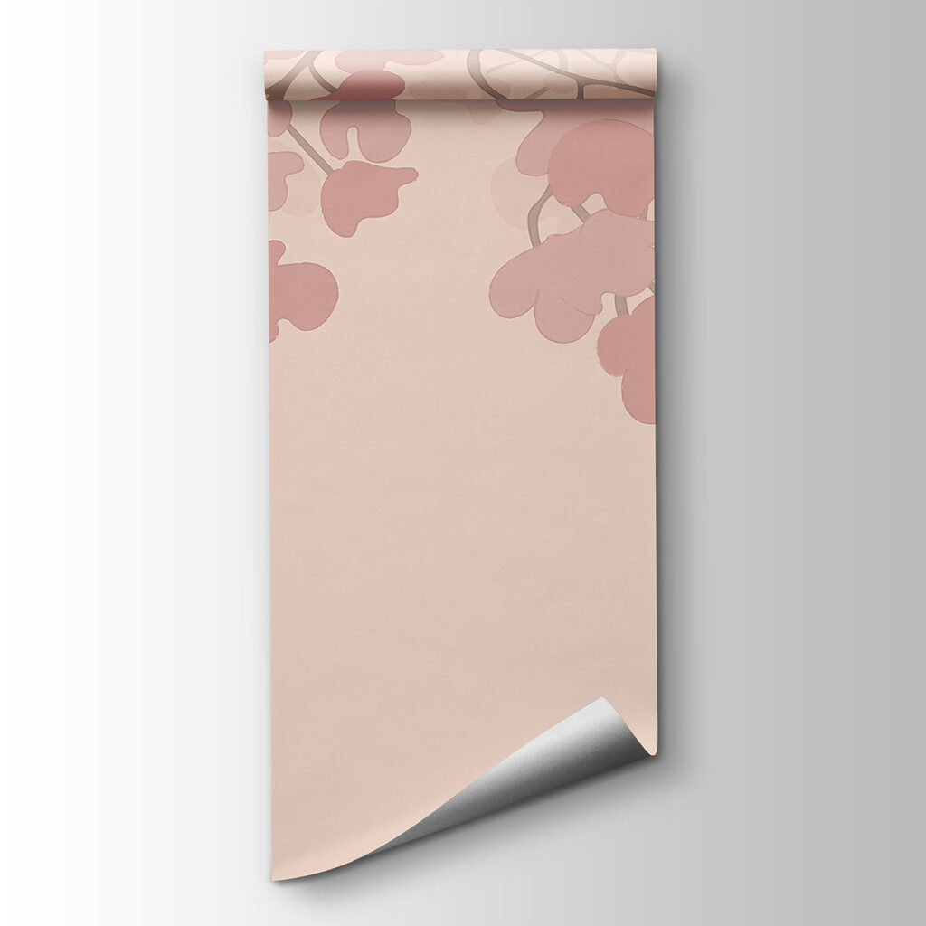 Pink flowers on a white background Pink flowers on a white background