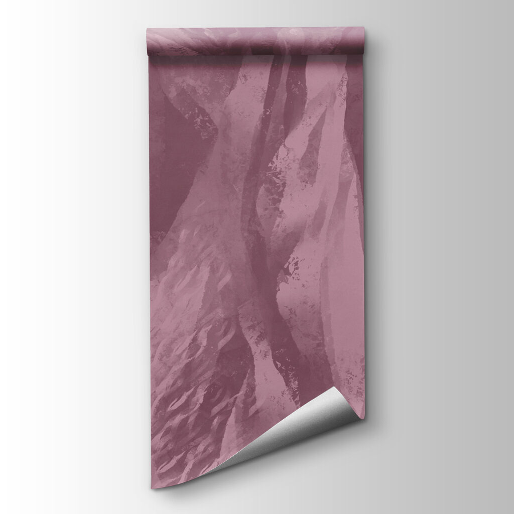 - Soft pink waves of creative design