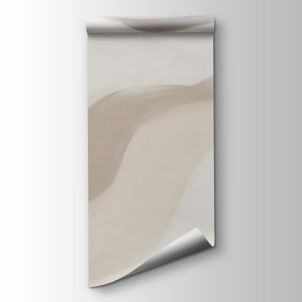 Abstract swirls in soft tones