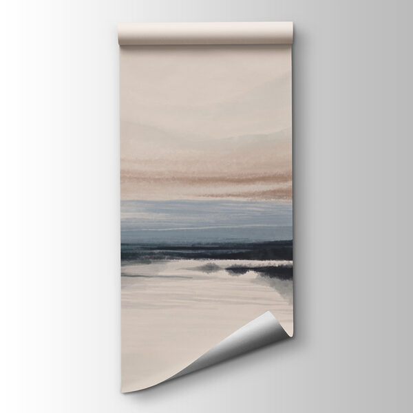 Watercolor painting of a lake Watercolor painting of a lake