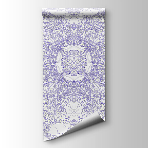 Blue and white pattern