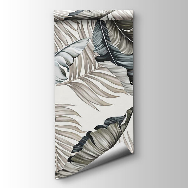 Pattern of leaves on a white background Pattern of leaves on a white background