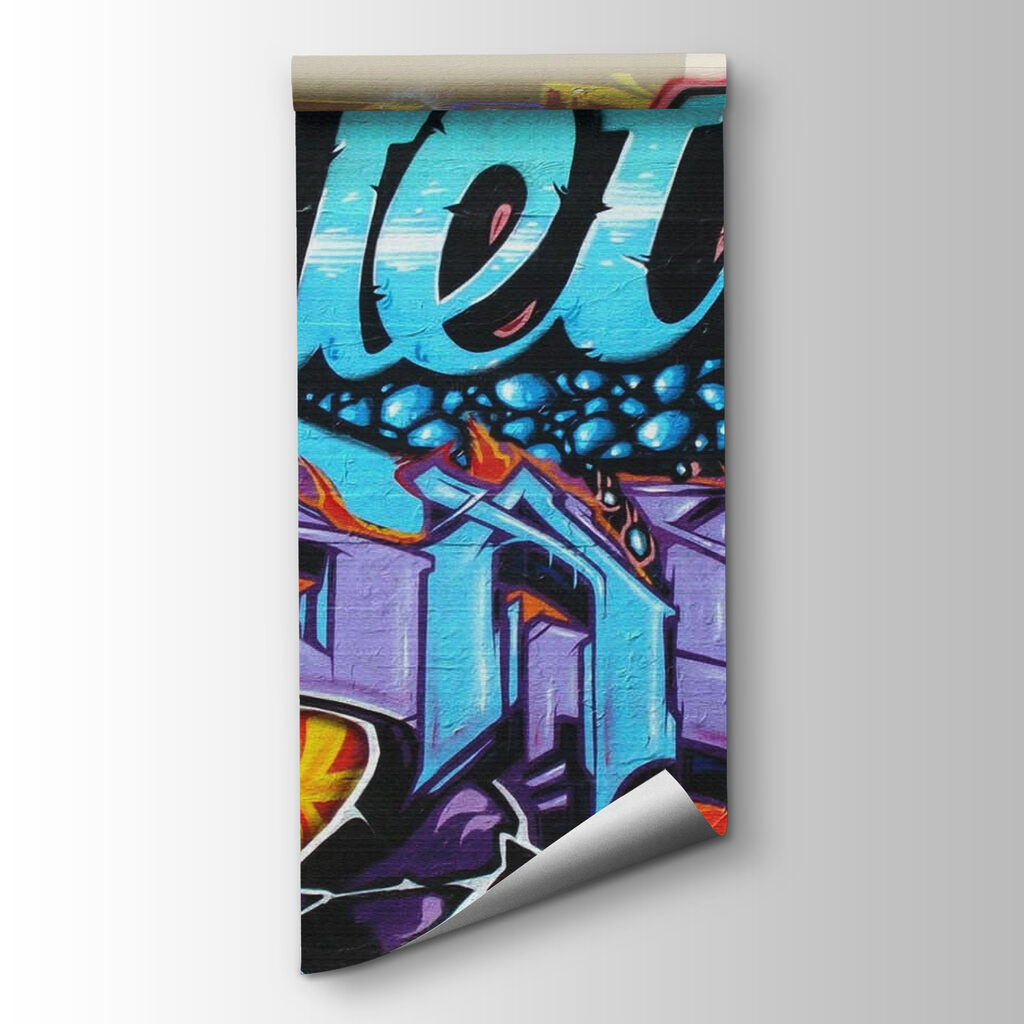 Wall with graffiti Wall with graffiti