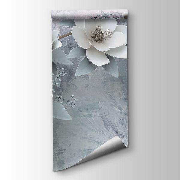 White flowers on a branch White flowers on a branch