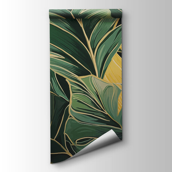 Vibrant leaves in harmonious colors