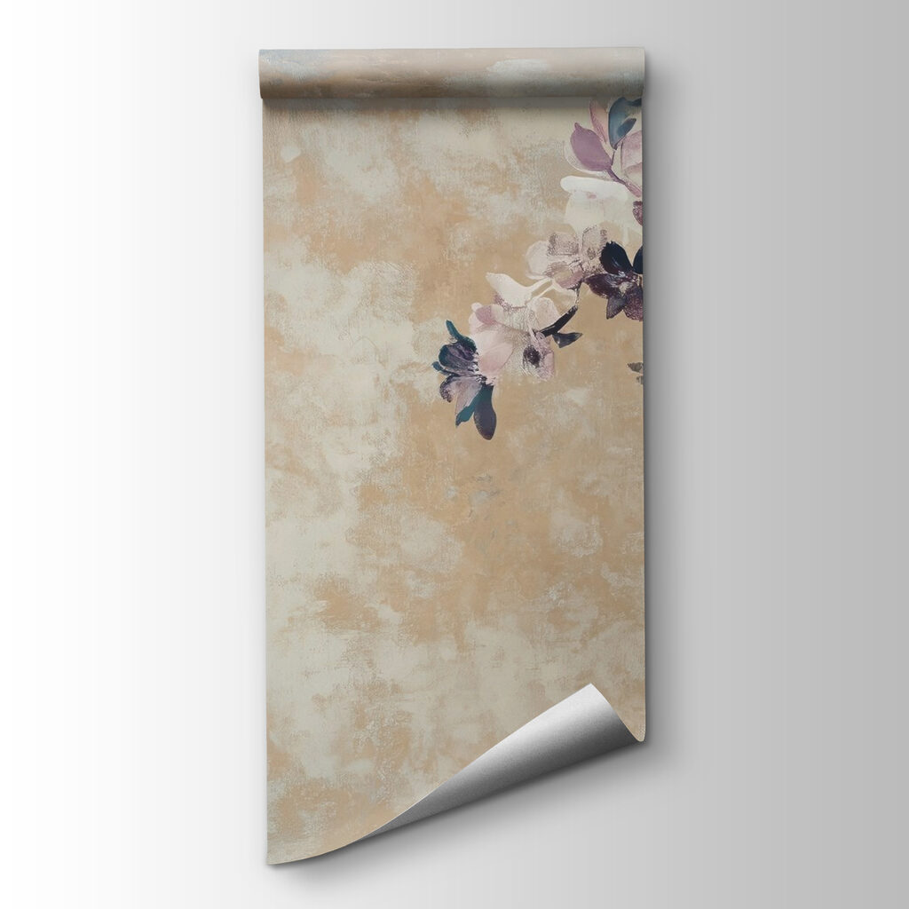 Soft florals on a textured backdrop Soft florals on a textured backdrop