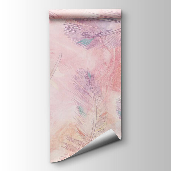 Delicate feathers on a soft background Delicate feathers on a soft background