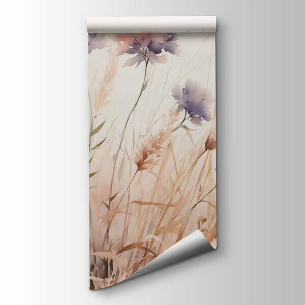 Painting of flowers and grass Painting of flowers and grass