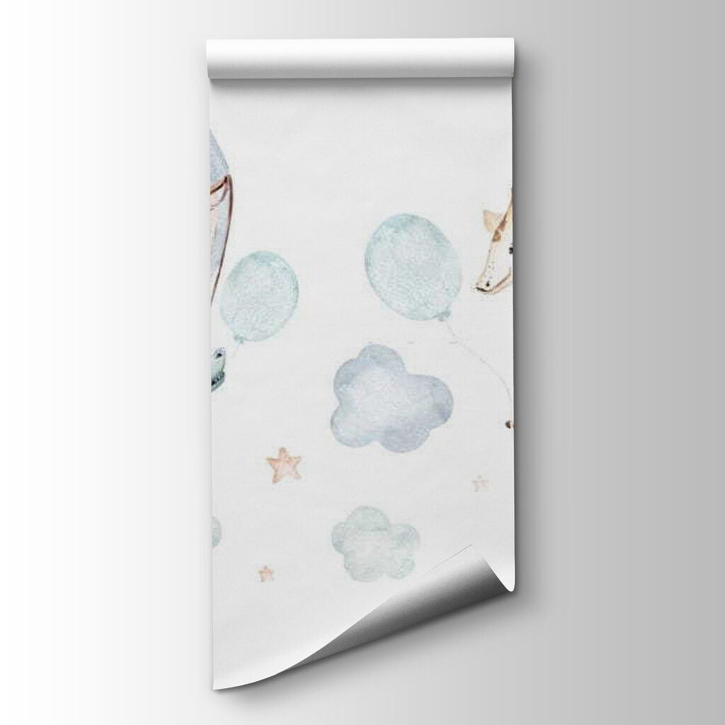 Couple of animals in hot air balloons