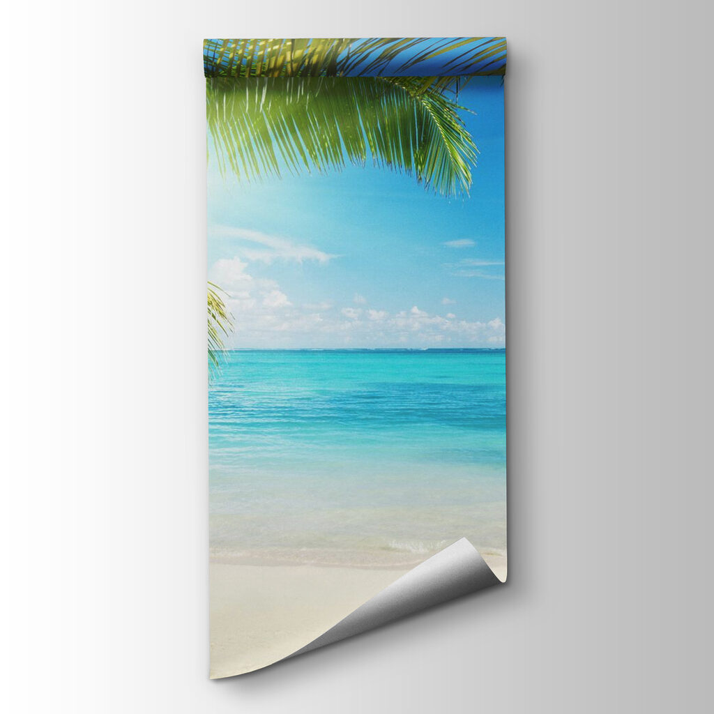 Palm trees on a beach Palm trees on a beach