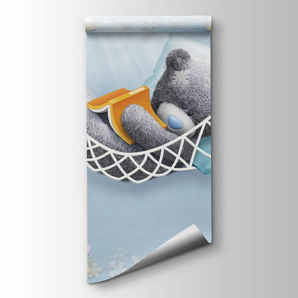 Teddy bear sleeping in a hammock Teddy bear sleeping in a hammock