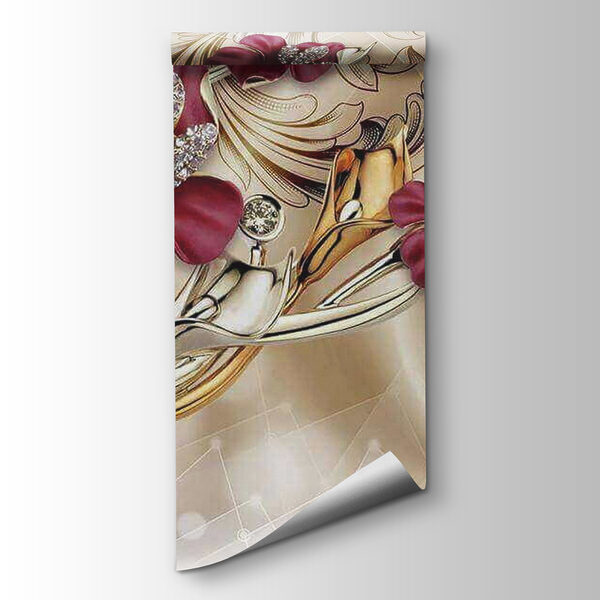 Elegant floral design with intricate details