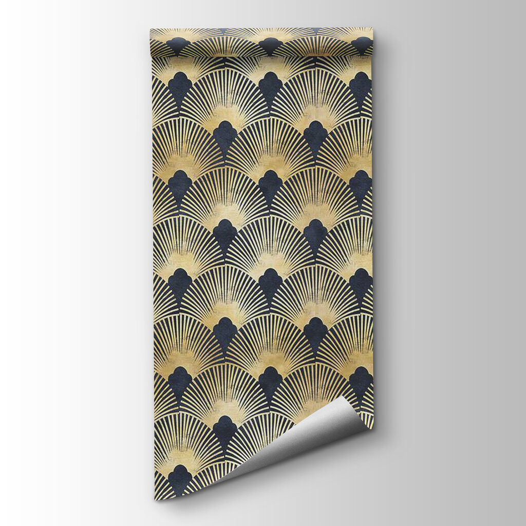 Elegant symmetrical art deco pattern Elegant symmetrical art deco pattern