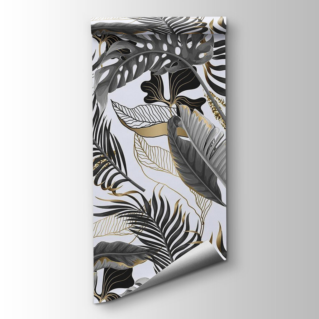 Pattern of leaves and flowers Pattern of leaves and flowers