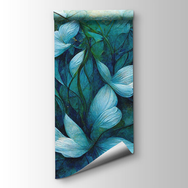 Painting of flowers and leaves Painting of flowers and leaves