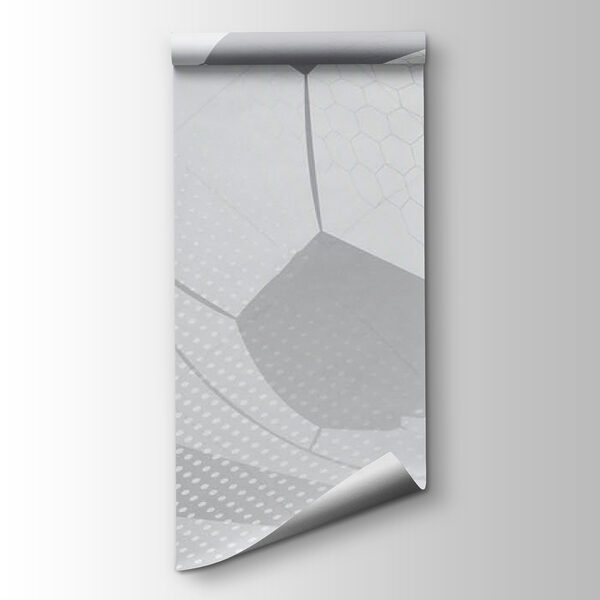 White football ball with a white background