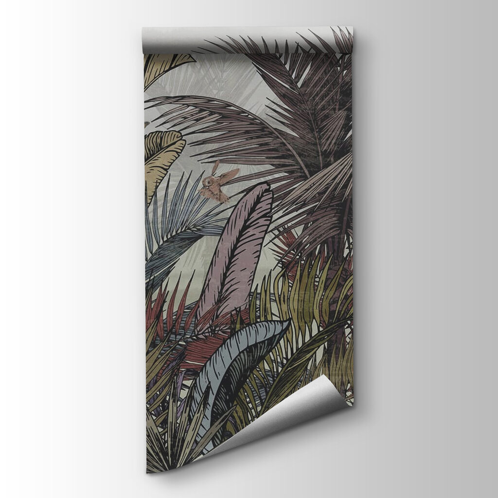 Group of tropical plants