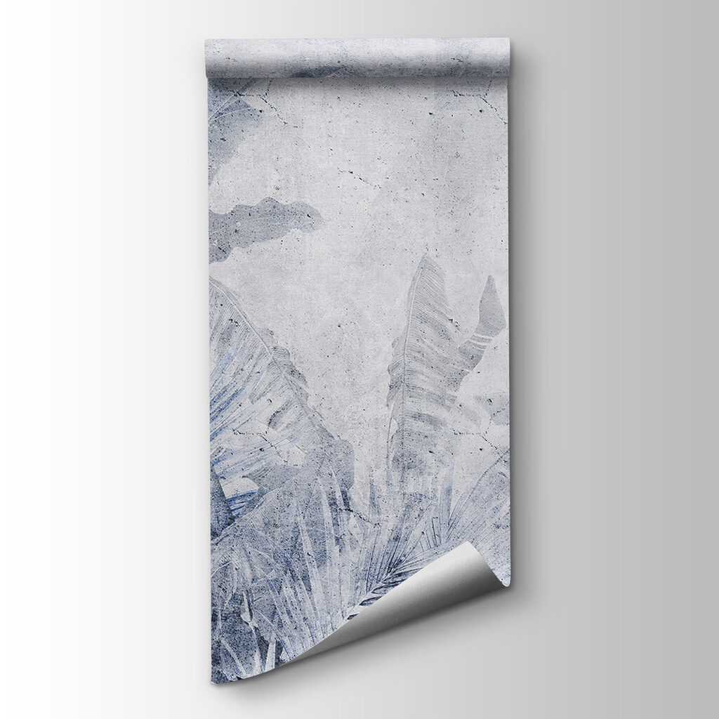 Abstract foliage in muted tones