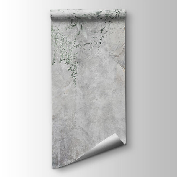 Painting of flowers and leaves