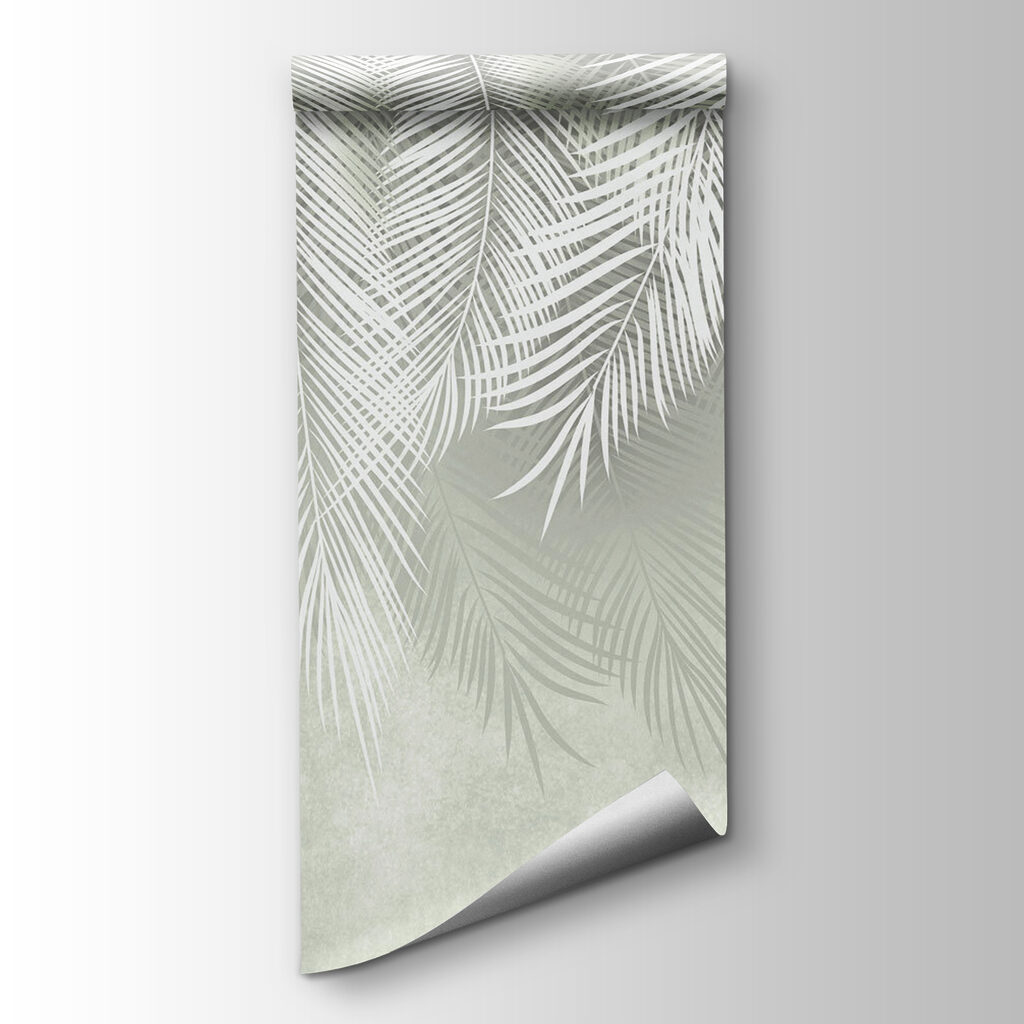 White leaves on a gray background White leaves on a gray background