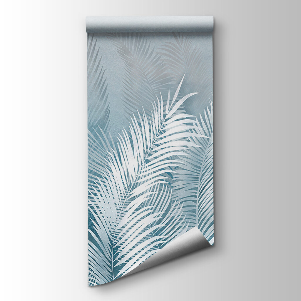 A white feathered leaves