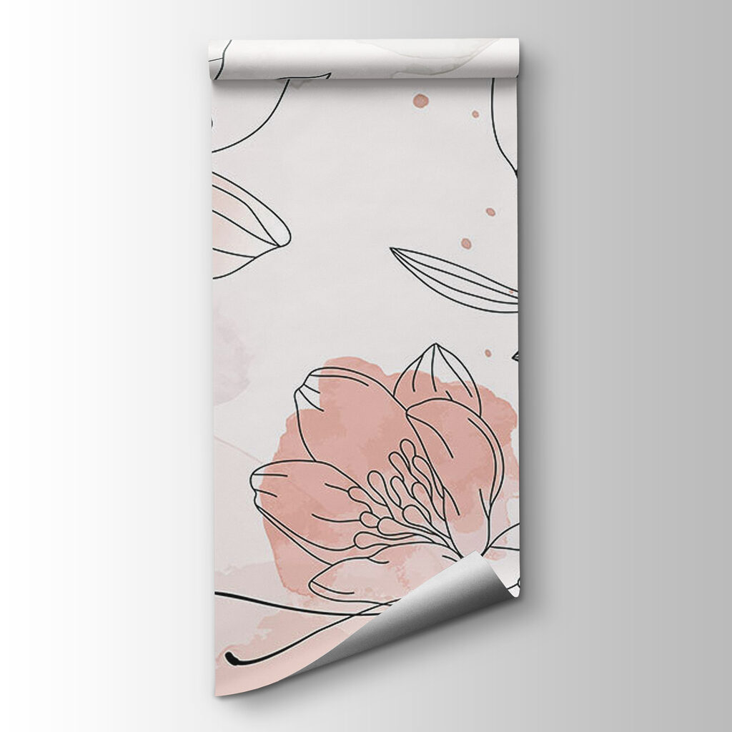 Drawing of flowers and leaves Drawing of flowers and leaves