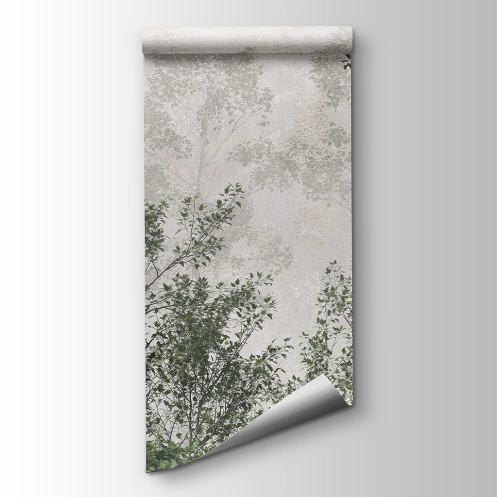 Group of trees with green leaves