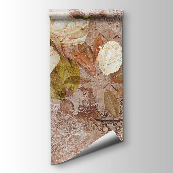 Floral elegance meets vintage artistry